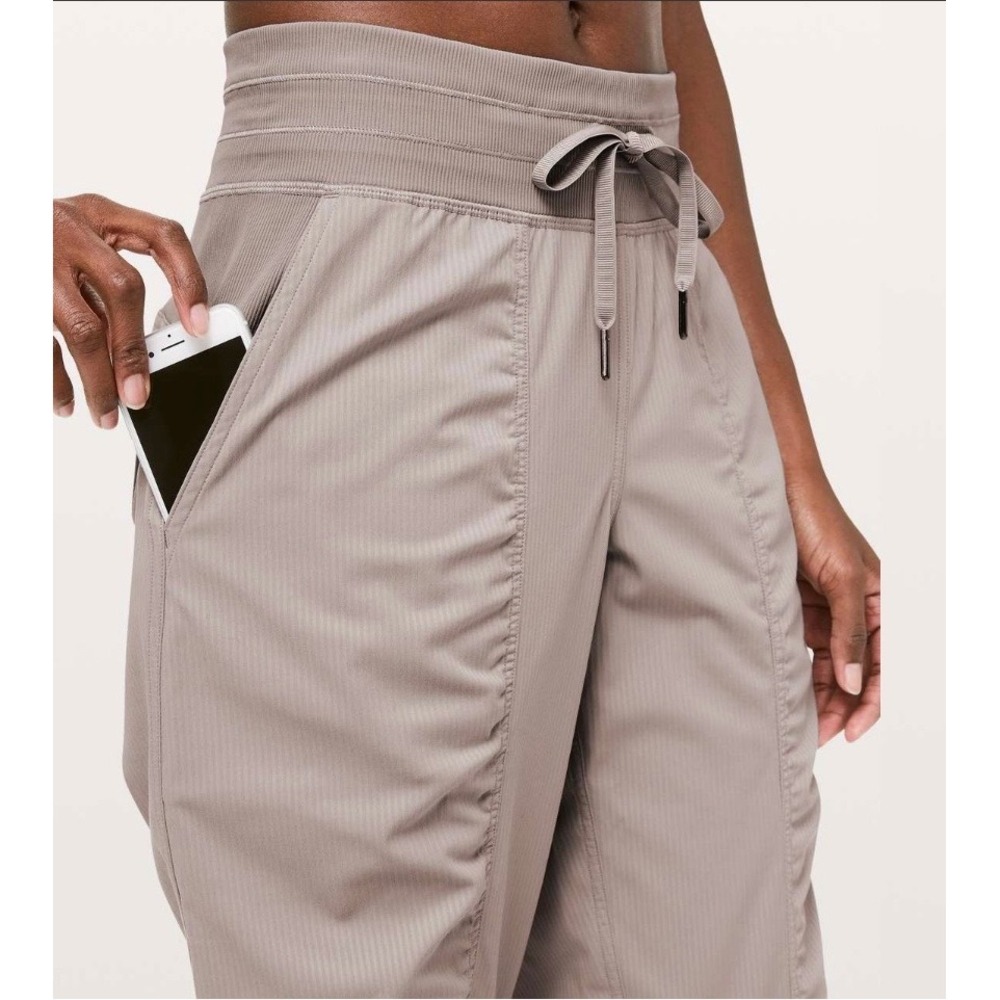 Lululemon Dance Studio Joggers Women Size 6 Ribbed Waist Pants